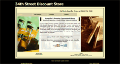 Desktop Screenshot of 34thstdiscount.com